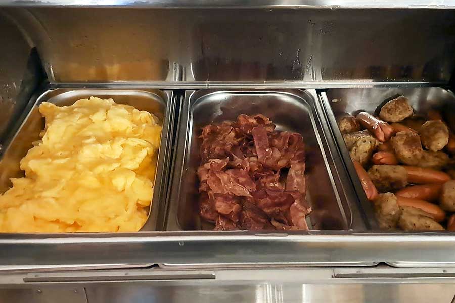 Frühstück Ei Bacon Restaurant Neander