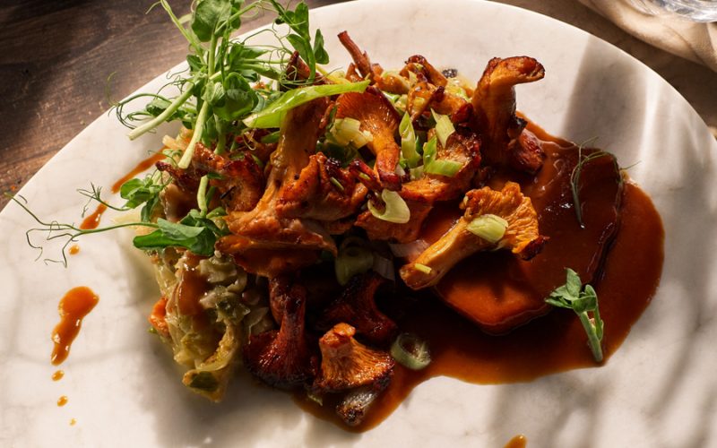 Pfifferlinge Rinderbraten im Restaurant Hotel Neander Saisonangebote