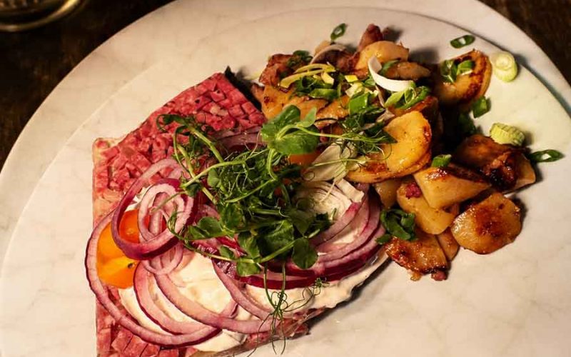 hausmacher Sülze im Restaurant Neander